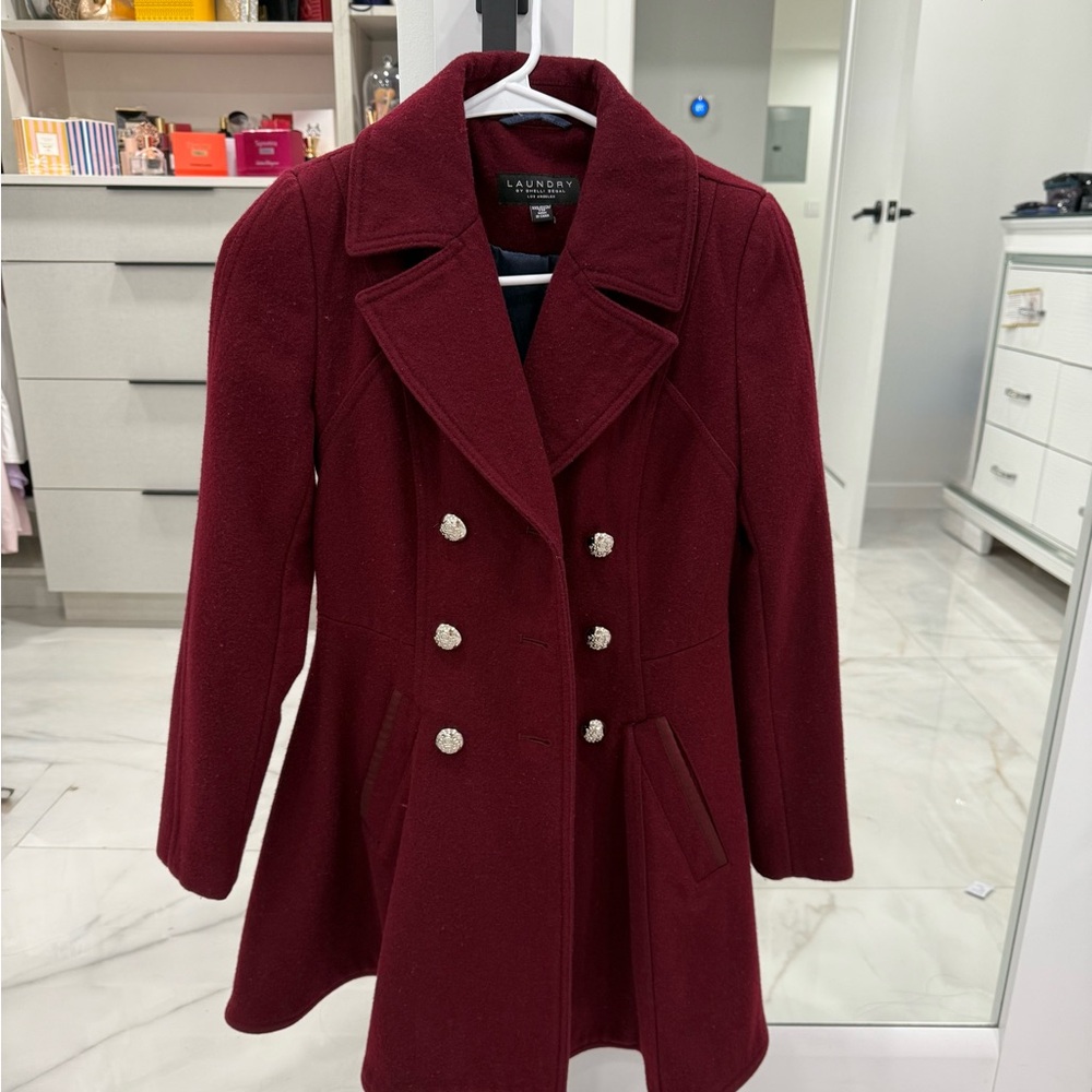 Laundry by Shelli Segal Burgundy Jacket